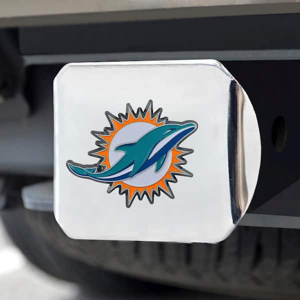 Miami Dolphins Square Trailer Hitch Cover