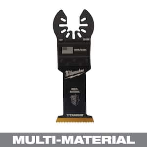 1-3/8 in. Titanium Bi-Metal Universal Fit Wood and Metal Cutting Multi-Tool Oscillating Blade (1-Pack)