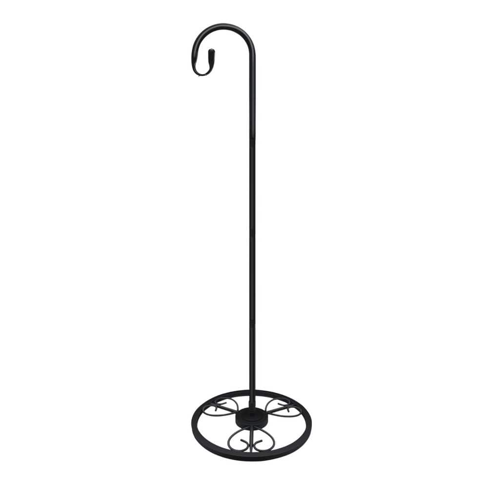 17.01 in. Black Metal Adjustable Shepherds Hook with 3 Hooks for Wind Chimes Bird Feeders (1-Count) price history on PriceWatchPro