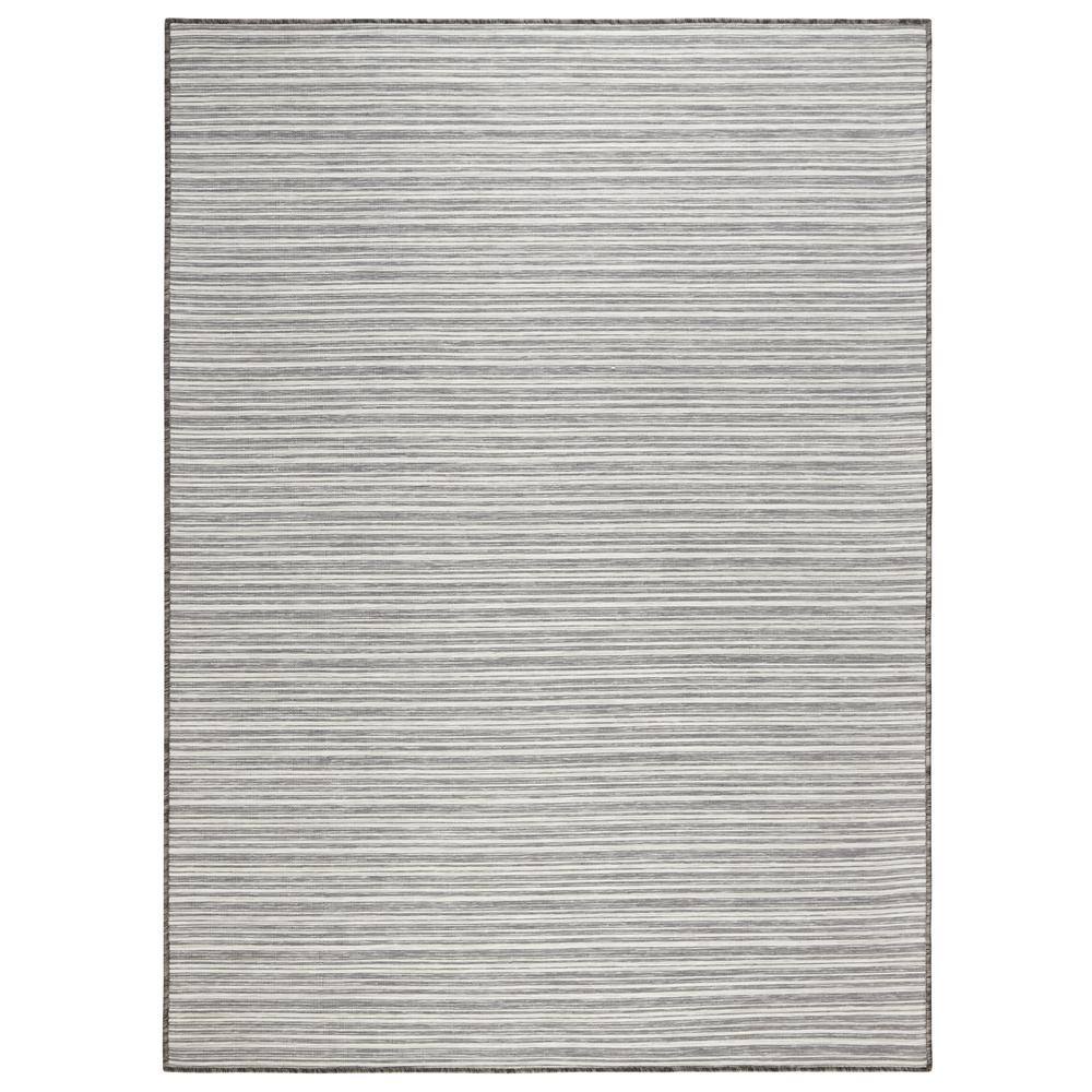Home Dynamix City Lines Clayton Black/Grey 8 ft. x 10 ft. Woven Indoor