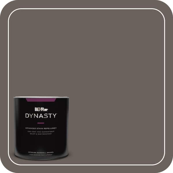 BEHR DYNASTY 1 qt. #T11-8 Back Stage Eggshell Enamel Interior Stain-Blocking Paint and Primer