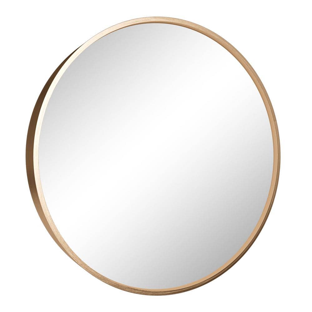 New Product Modern Gold 24 in. W x 24 in. H Morden Round Metal Framed Mirro