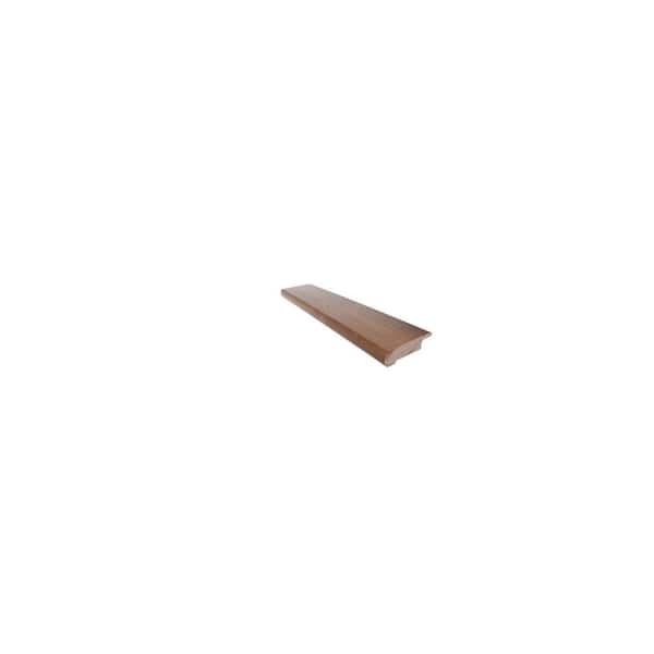 Overlap Stair Nose Walnut Corso .50 in. T x 2.75 in. W x 78 in. L Low Gloss Solid Hardwood Trim