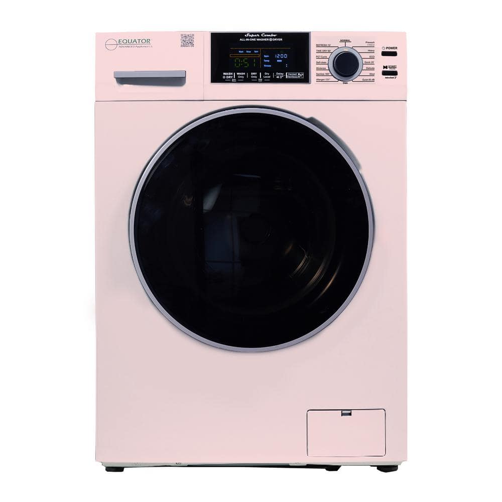 1.62 cu. ft. All-in-One Washer Dryer Combo Ventless/Vented Pet Cycle 110-Vo