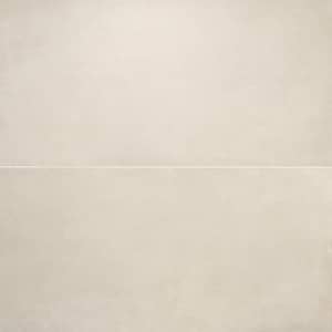 Auracreto Beige 23.62 in. x 47.24 in. Concrete Look Matte Porcelain Floor and Wall Tile (15.38 sq. ft. / Case)