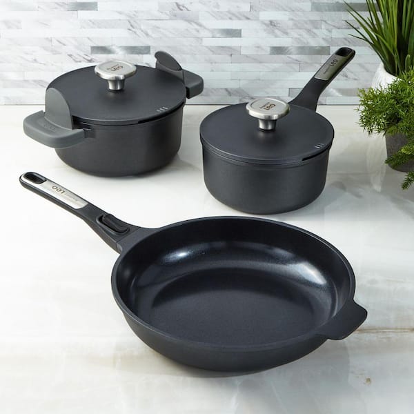 BergHOFF BergHOFF Leo Phantom 5-Piece Nonstick Ceramic Cookware