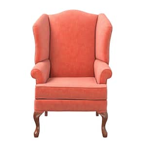 Crawford Coral Wing Back Chair