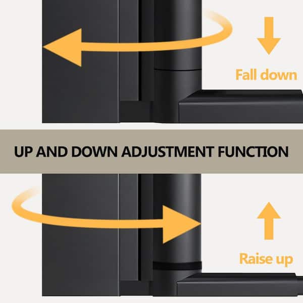 Zeafive 32 to 33.25 in. W x 72 in. H Frameless Shower Door