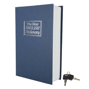 HENGSHENG Hidden Secret Diversion Book Safe w... Book safe with Metal Lock box 