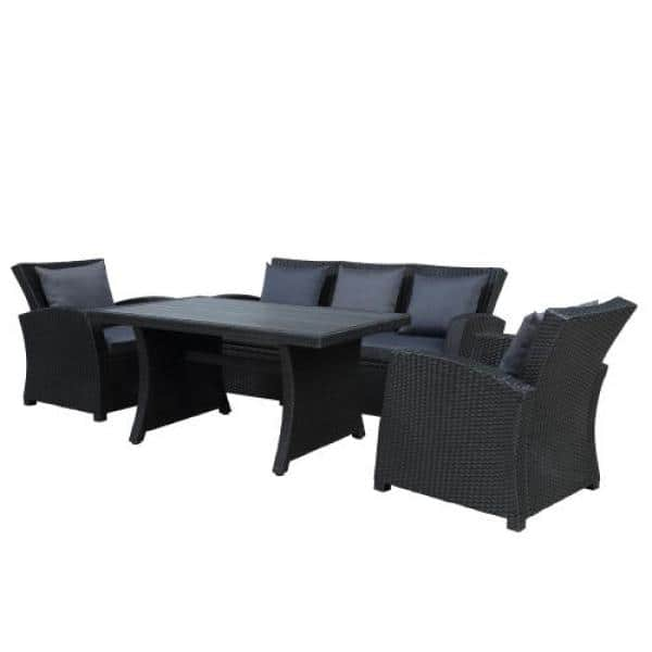 Heyman 4 piece dining set with cushions new arrivals