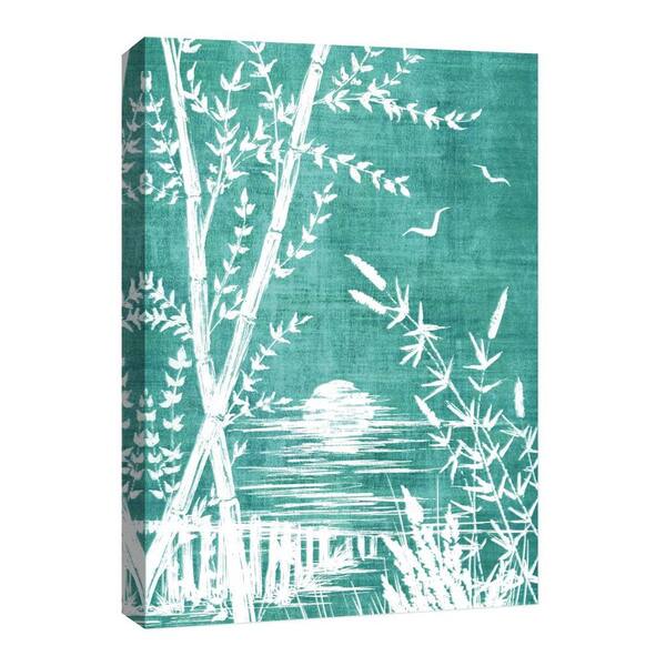PTM Images 10 in. ''Turquoise Sunrise'' Canvas Wall Art