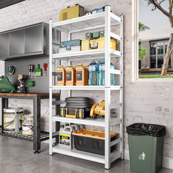 35.43 in. W x 71.18 in. H Shed Shelving 2000LBS 5-Tier Storage