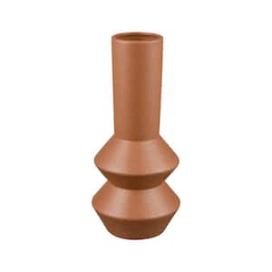 Madison Ceramic 2.75 in. Decorative Vase in Rust - Medium