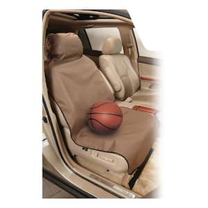 Seat Defender 58'' x 23'' Removable Brown Bucket Seat Cover