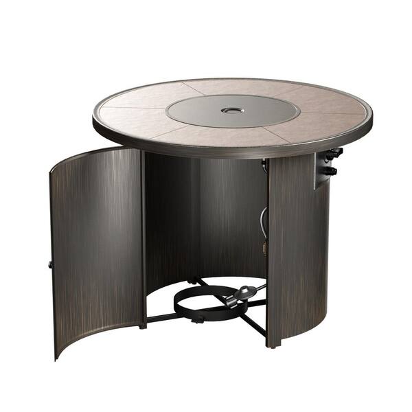 Fire Sense Wagner Aluminum Round LPG Fire Pit