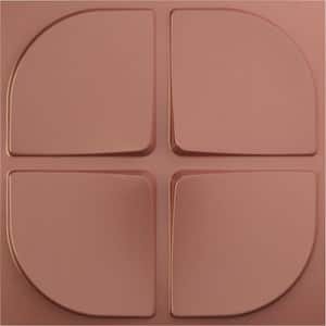 19-5/8"W x 19-5/8"H Edmund EnduraWall Decorative 3D Wall Panel, Champagne Pink (12-Pack for 32.04 Sq.Ft.)