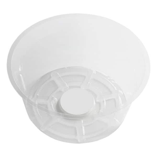 Vigoro 8 in. MD Deep Plastic Saucer