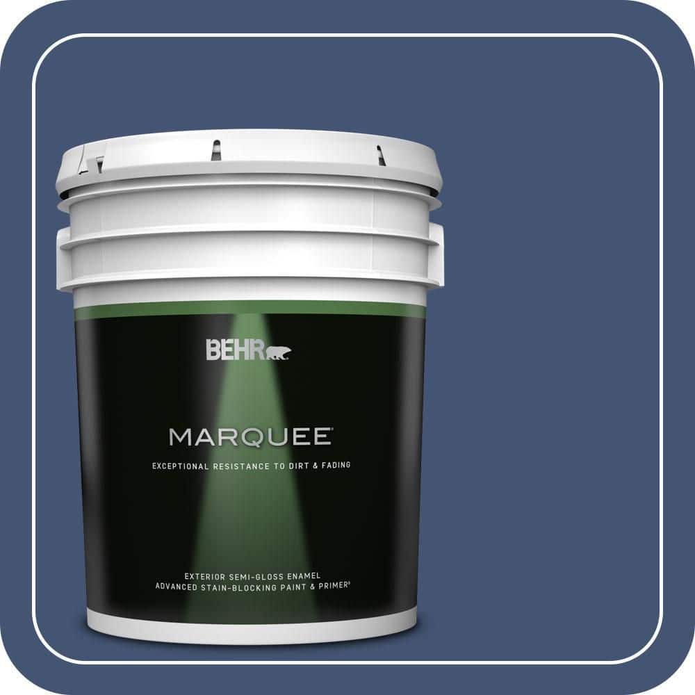 5 gal. Home Decorators Collection #HDC-CL-26 Champlain Blue Semi-Gloss Enamel Exterior Paint & Primer price history on PriceWatchPro