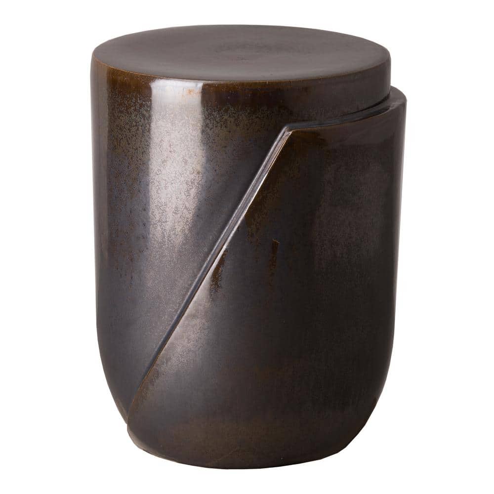 Accel 18 in. H Gunmetal Round Ceramic Garden Stool price history on PriceWatchPro