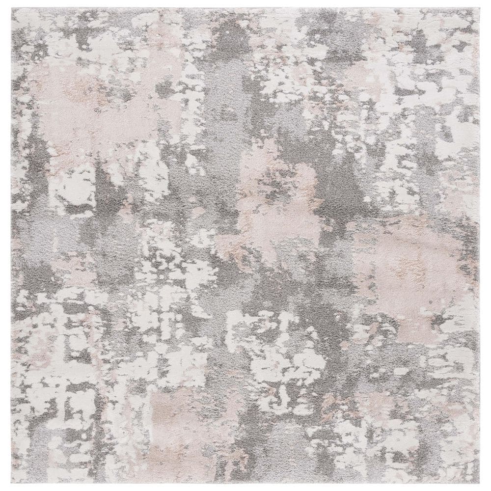 Century 7 ft. x 7 ft. Beige/Gray Watercolor Marle Square Area Rug price history on PriceWatchPro