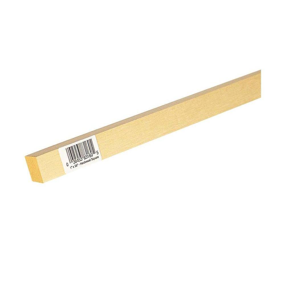 Waddell 1 2 In X 36 In American Basswood Square Dowel 08u The Home Depot