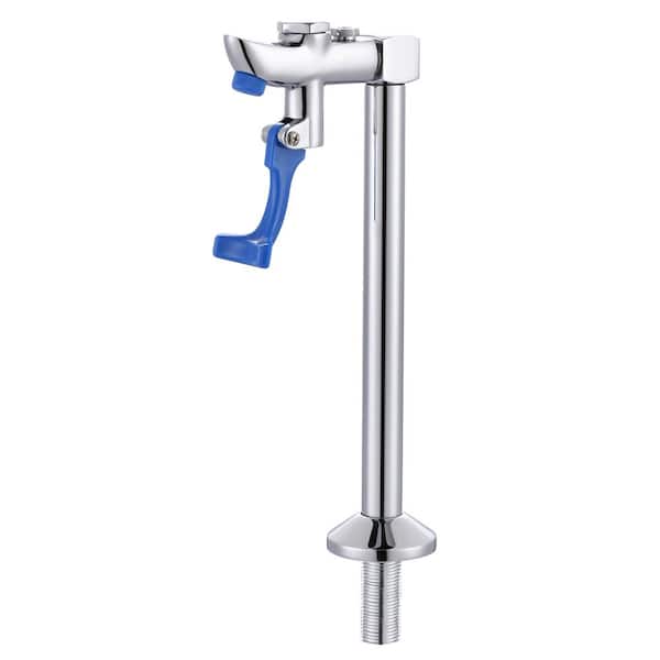 WOWOW Commercial Deck Mounted Glass Filler Faucet, 9 in. High-Arc Glass Filling Water Station in Polished Chrome