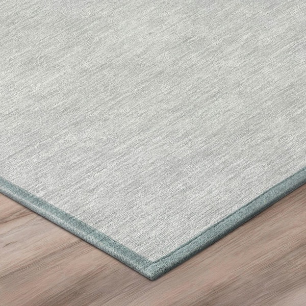 Chantille Machine Washable Indoor/Outdoor Abstract ACN3053 Silver 2 ft. x 7 ft. Runner Rug
