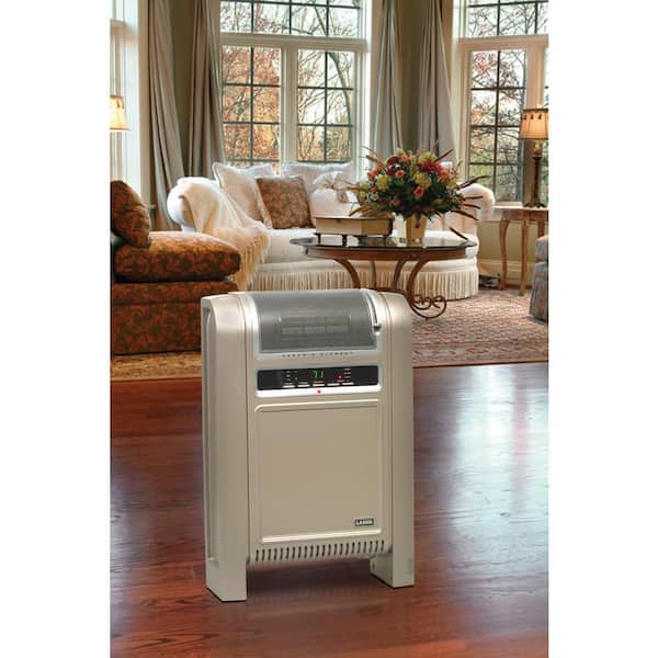 Lasko Cyclonic 1500-Watt Electric Ceramic Portable Oscillating Space Heater  with Digital Display and a Timer 758000 - The Home Depot