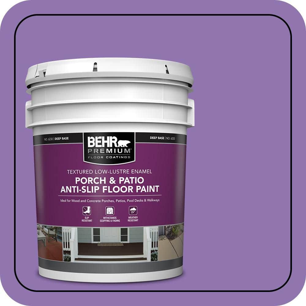 5 gal. #P570-5 Romantic Moment Textured Low-Lustre Enamel Interior/Exterior Porch and Patio Anti-Slip Floor Paint price history on PriceWatchPro