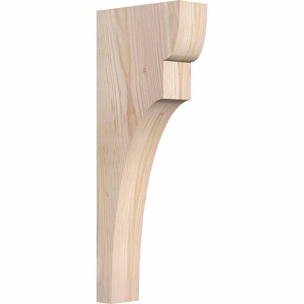 Ekena Millwork 3-1/2 in. x 10 in. x 26 in. Douglas Fir Yorktown Smooth Corbel