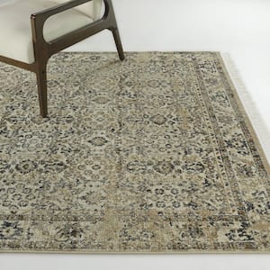 Somerton Beige 5 ft. x 7 ft. Oriental Area Rug