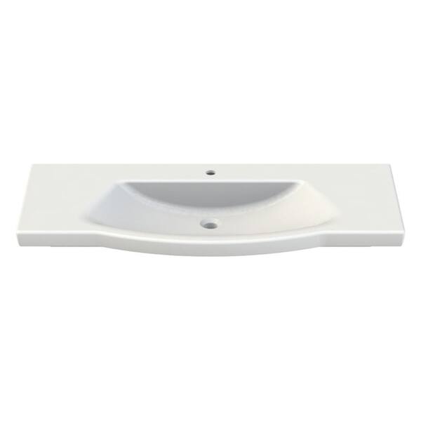 Nameeks Argona Wall Mounted Bathroom Sink in White