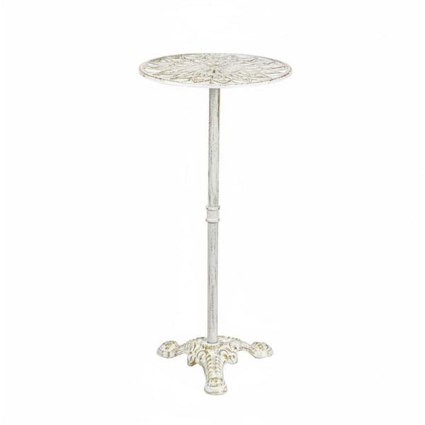 1-Tier Antique Green Cast Iron Flower Pot Plant Stand Indoor