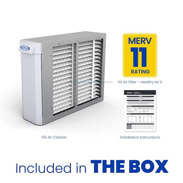 AprilAire Electrostatic MERV 11-Whole-House Air Purifier in Gray
