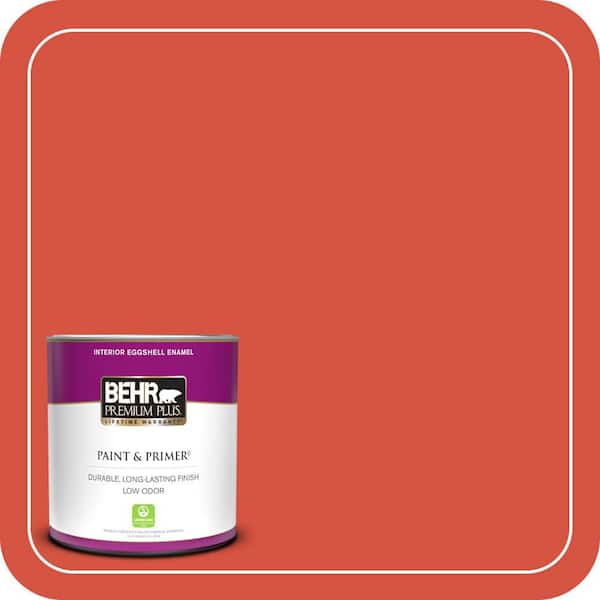 BEHR PREMIUM PLUS 1 qt. #T18-12 Spirit Warrior Eggshell Enamel Low Odor Interior Paint & Primer