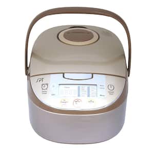 10-Cup Bronze Rice Cooker with 3-Quick Selects and 8-Settings