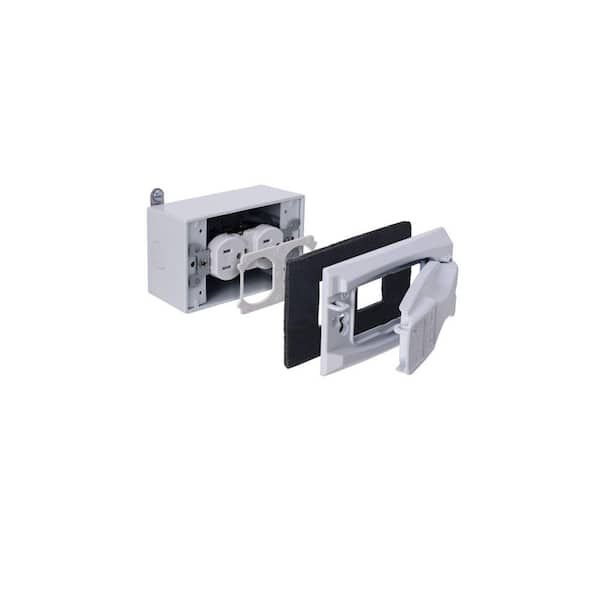 Commercial Electric 1-Gang Outdoor Duplex Receptacle Kit