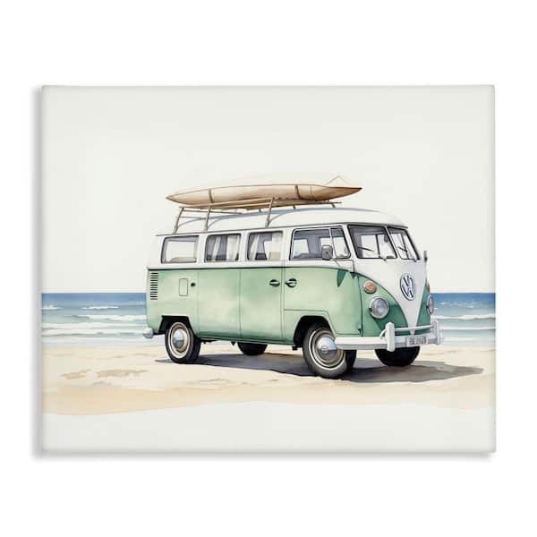 Tropical Summertime Ride by Arlington Prints Unframed Coastal Graphic Art Print 16 in. x 20 in.