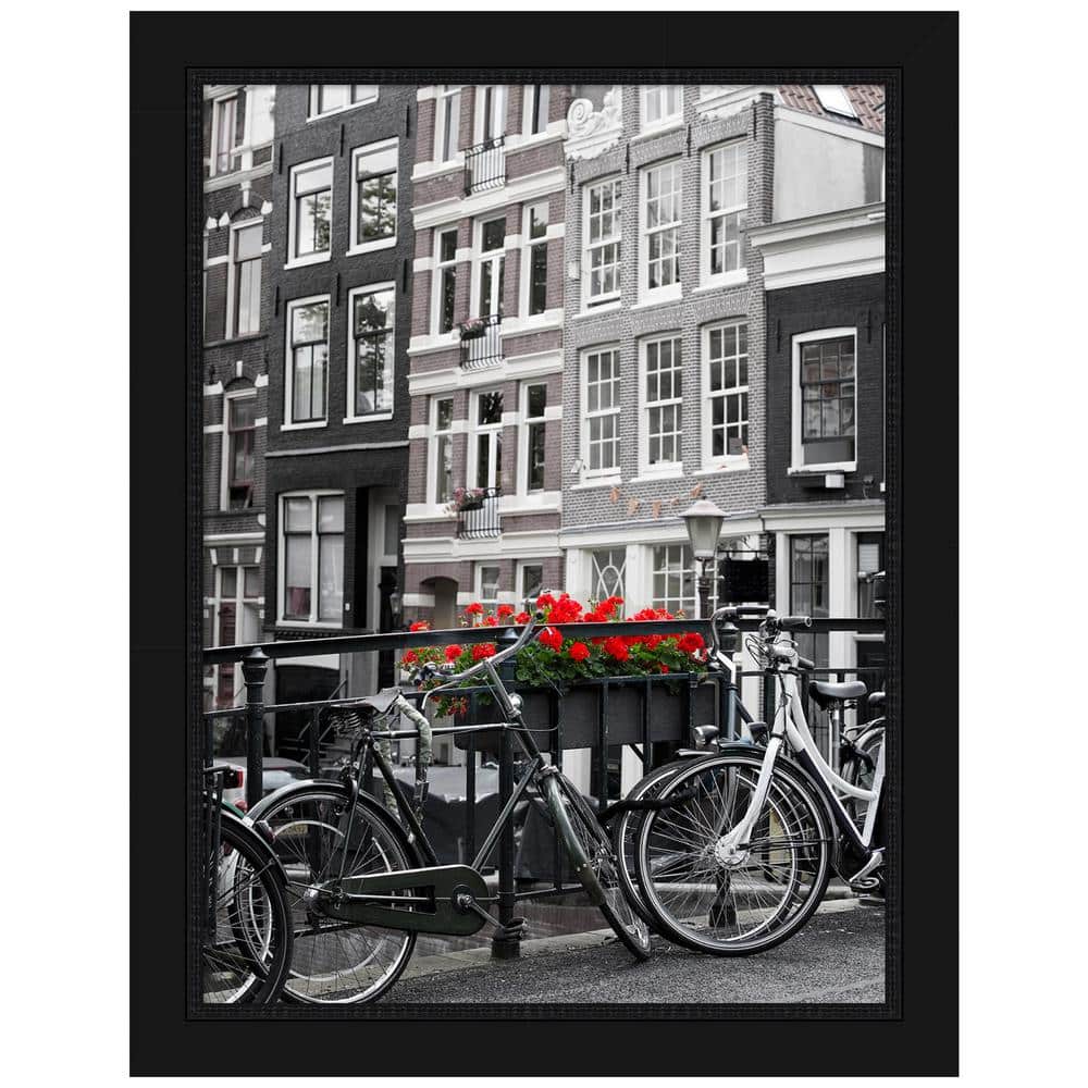 Classic Black Wood Wall Picture Frame 30" x 25"