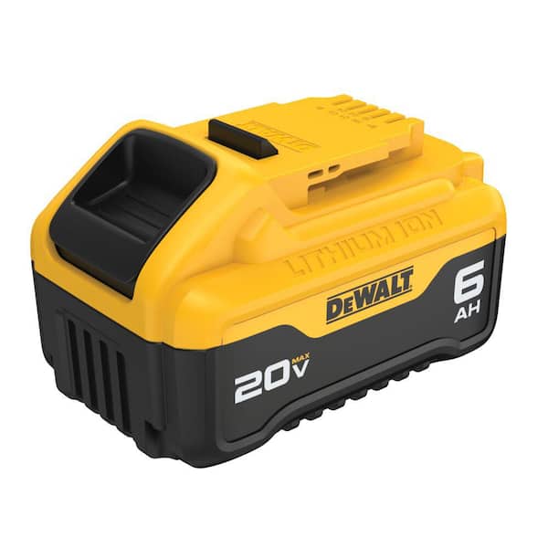 DEWALT - 20-Volt MAX Lithium-Ion 6.0 Ah Battery Pack and Charger Kit