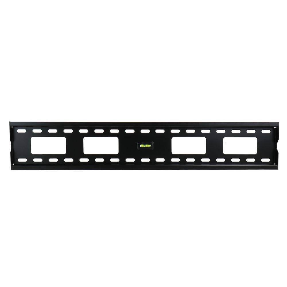 MegaMounts Black Fixed Wall Mount for 37-100 Inch TVs