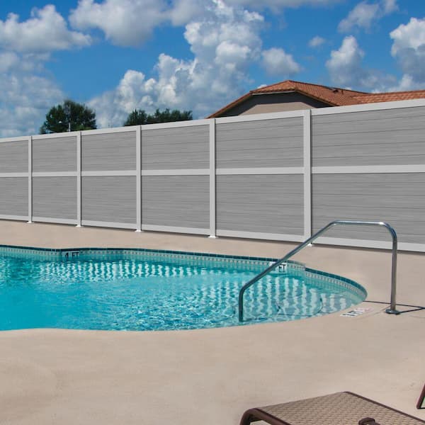 6 in. Driftwood Vinyl Privacy Boards (6-Pack)