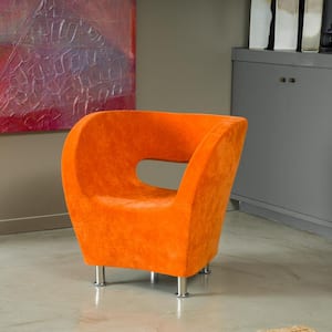 Modern Orange Accent Chair
