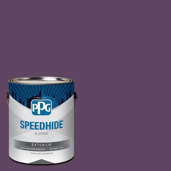 SPEEDHIDE 1 gal. PPG1177-7 Pansy Petal Flat Exterior Paint
