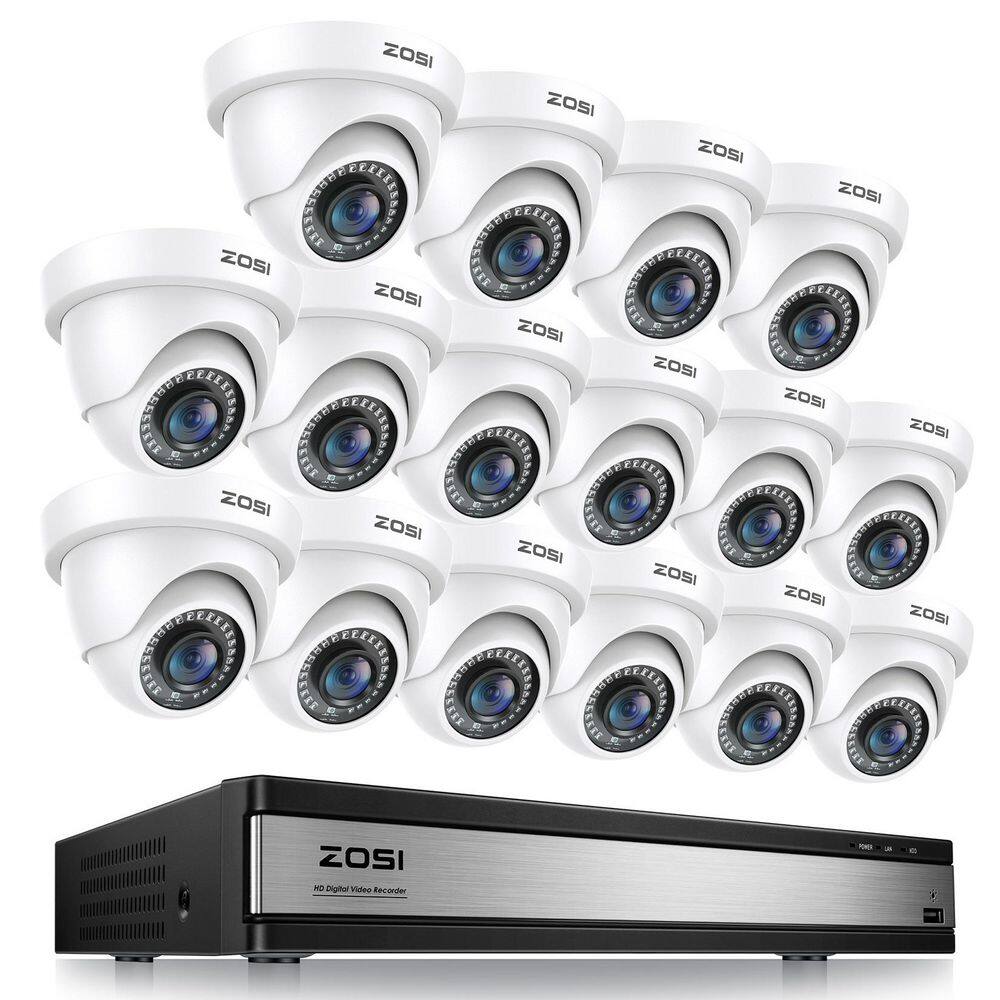 H.265 Plus 16-Channel 3K-Lite DVR Security Camera System with 16 1080p FHD Wired Dome Cameras Human/Car/Motion Detection price history on PriceWatchPro