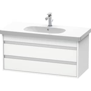Ketho 17.88 in. W x 39.38 in. D x 18.88 in. H Bath Vanity Cabinet without Top in White