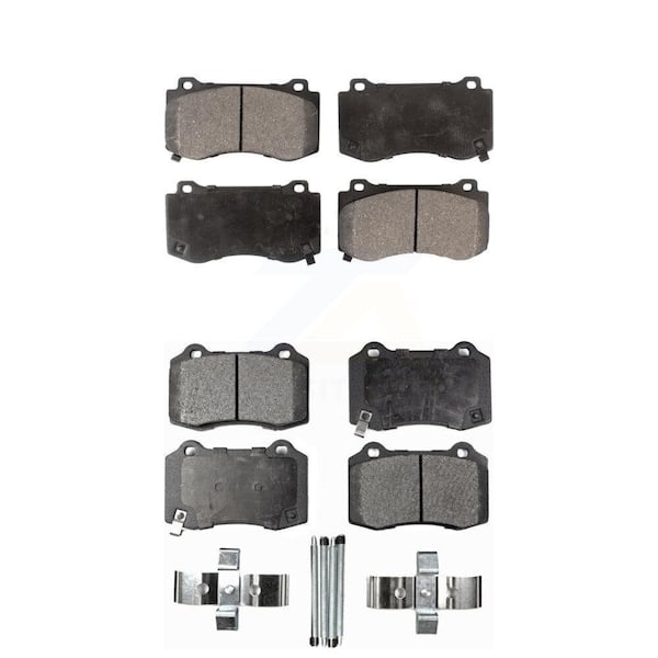 TEC Front Rear Ceramic Brake Pads Kit For Dodge Charger Chrysler 300 Challenger Jeep Grand KTC-100077