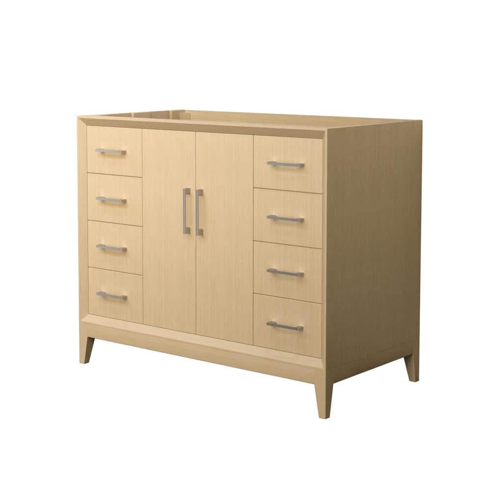 Janna 41.5 in. Bath Vanity Cabinet without Top in White Oak