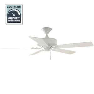 Barrow Island 52 in. Indoor/Outdoor Wet Rated White Ceiling fan