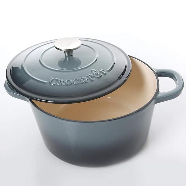 Crock-pot Non-Stick Cast Iron Round Dutch Oven & Reviews